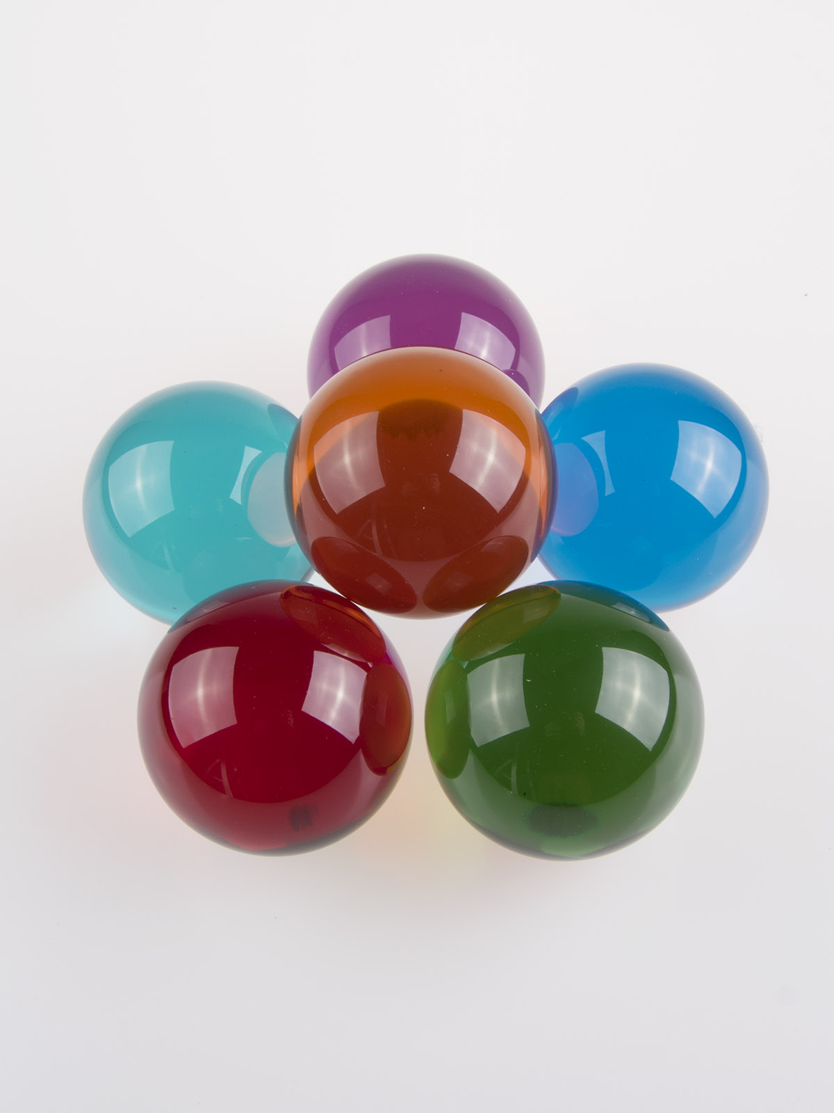 colored acrylic ball 76mm