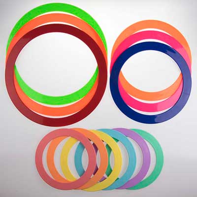 flat juggling rings