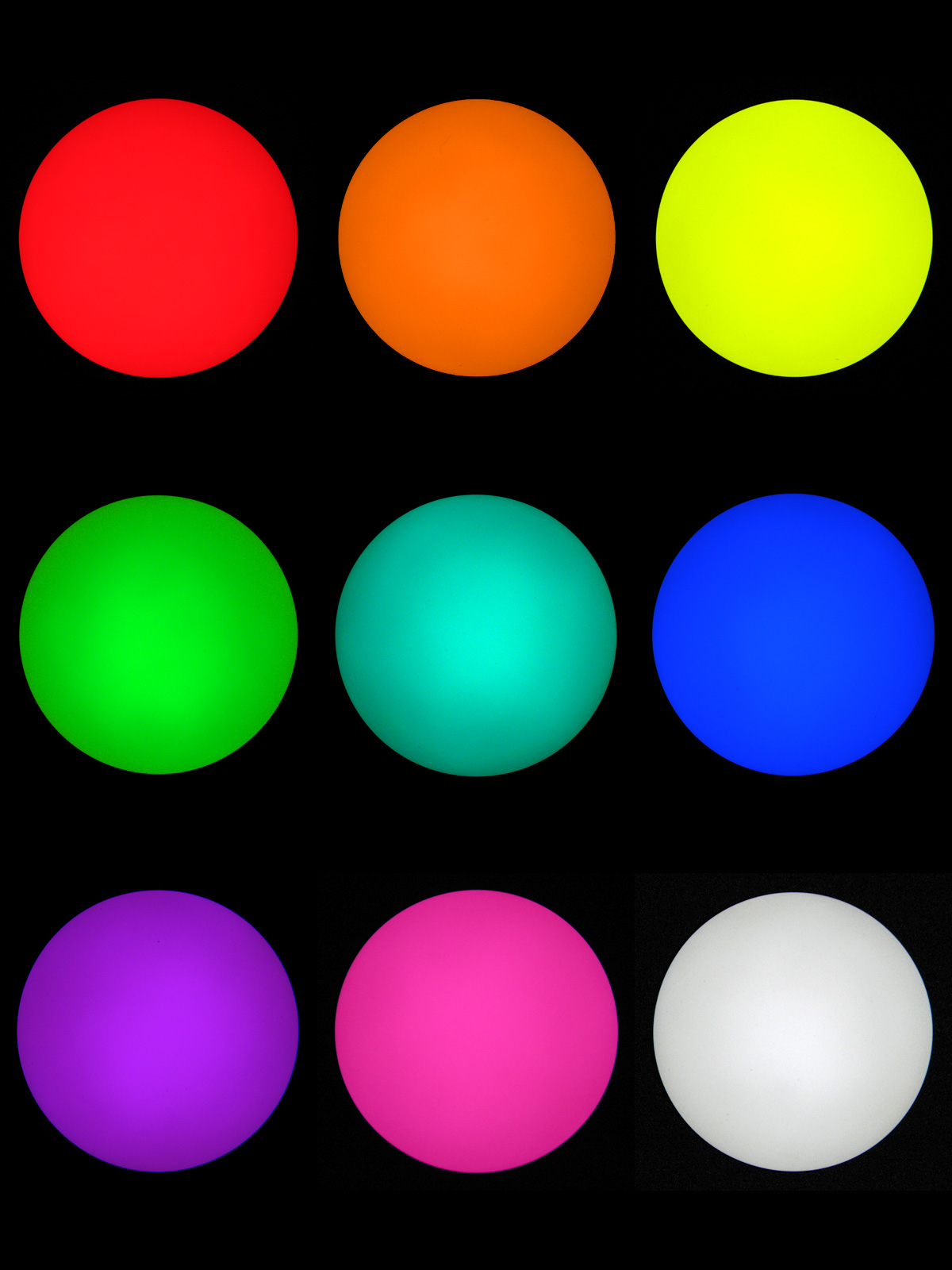 Glow Balls 70mm and 100mm