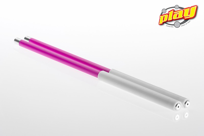 Play Geko Aluminum Diabolo Sticks Hot Pink 