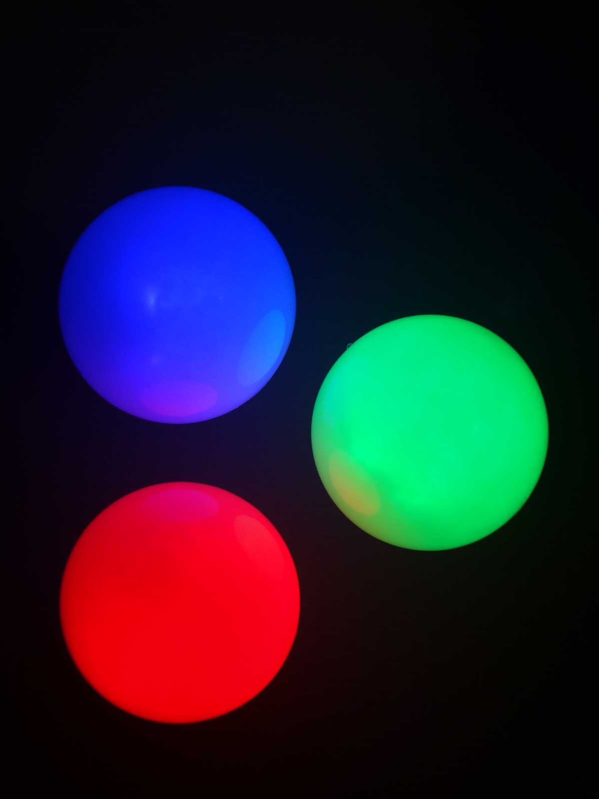 led juggling ball colors
