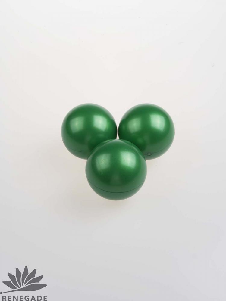 metallic green russian juggling ball