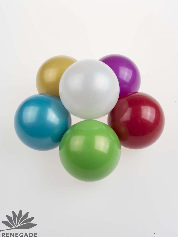metallic colored russian juggling ball
