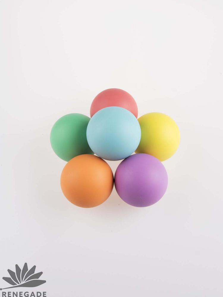 pastel colored stage ball