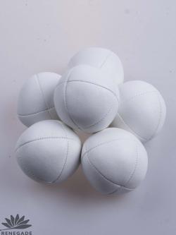 White PU Beanbag Eight Panel (67mm, 120 grams)