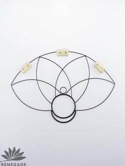 fire dance flower fan