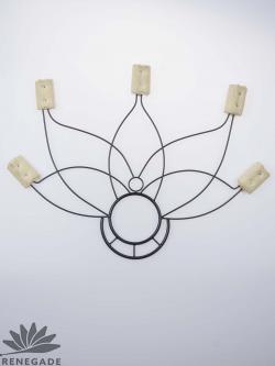 fire dance fan