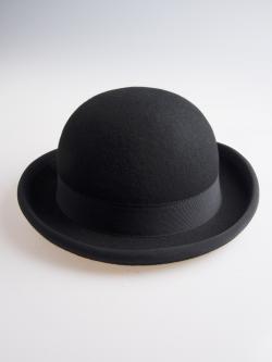 Poll Hat Black Low Crown