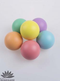 pastel colored jugglng ball