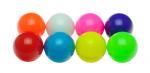 chomrite filled colored juggllng balls