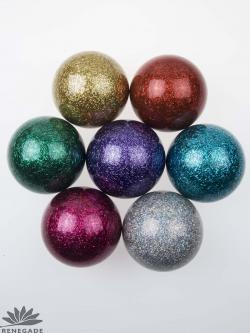 glitter poi balls