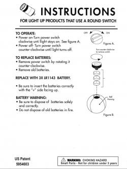 battery for led juggling
