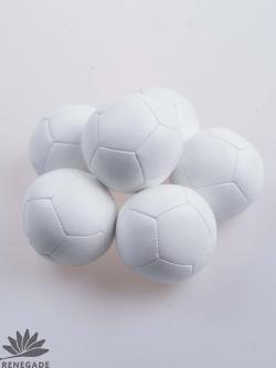 White PU Beanbag Twelve Panel (65mm, 115 grams)