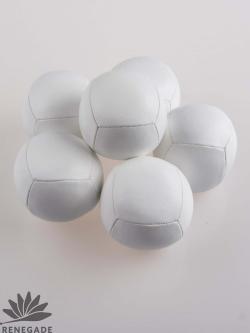 white juggling ball