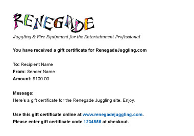 Gift Certificate